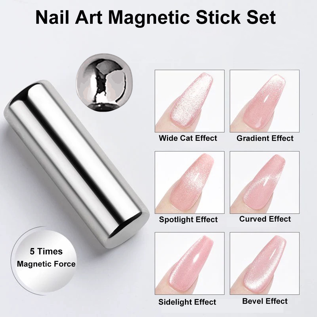 Contour Palette Stick - 2 adet Mıknatıslı Çelik Bilye Tırnak